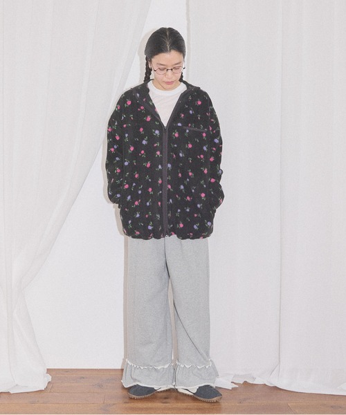 fig London（フィグロンドン） ブルゾン アウター ボア Rosie zip