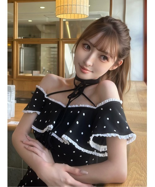 AmeliaMoi（アメリアモワ） ワンピース 半袖 La Reineマーメイドロング