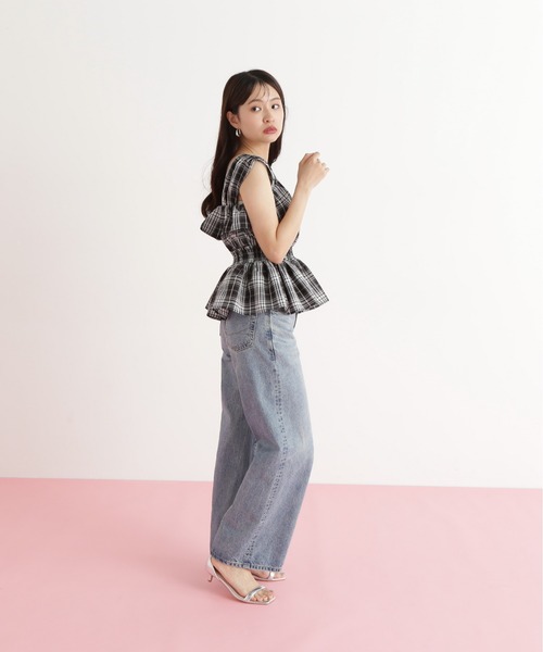 「N.(N. Natural Beauty Basic)」 ノースリーブブラウス MEDIUM ブラウン レディース_画像5