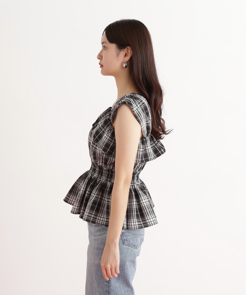 「N.(N. Natural Beauty Basic)」 ノースリーブブラウス MEDIUM ブラウン レディース_画像8