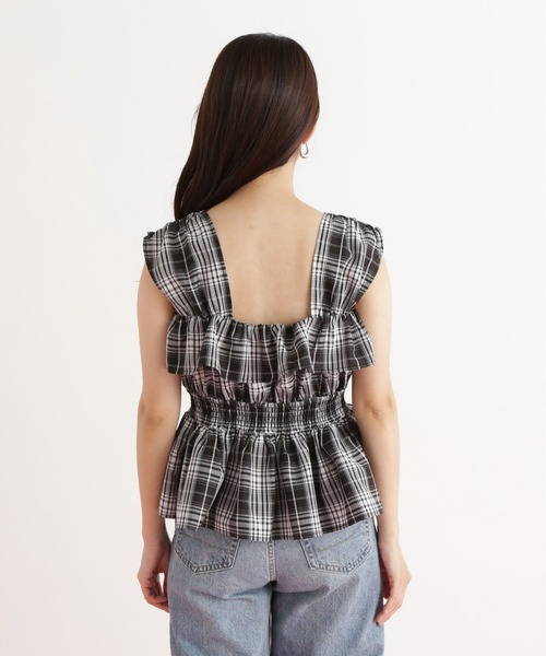 「N.(N. Natural Beauty Basic)」 ノースリーブブラウス MEDIUM ブラウン レディース_画像9
