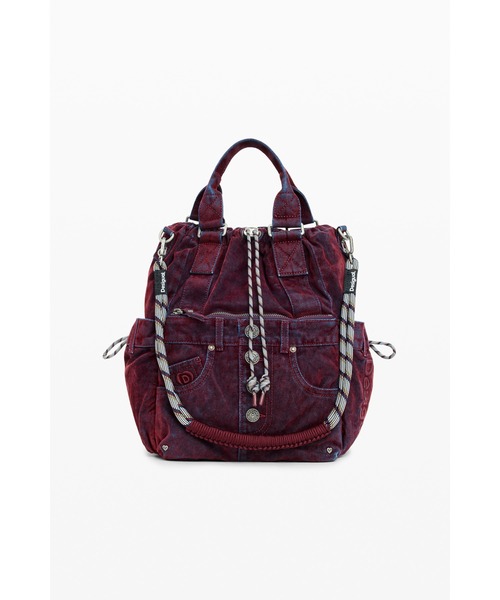 【超美品】Desigual デニムバックパック Desigual（デシグアル） デイバック リュック ミディアムデニムバック