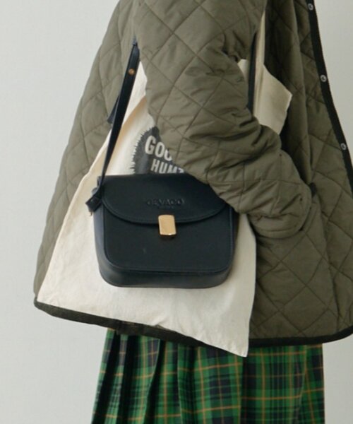 「GEVACO」 ショルダーバッグ ONE SIZE ブラック レディース_画像2