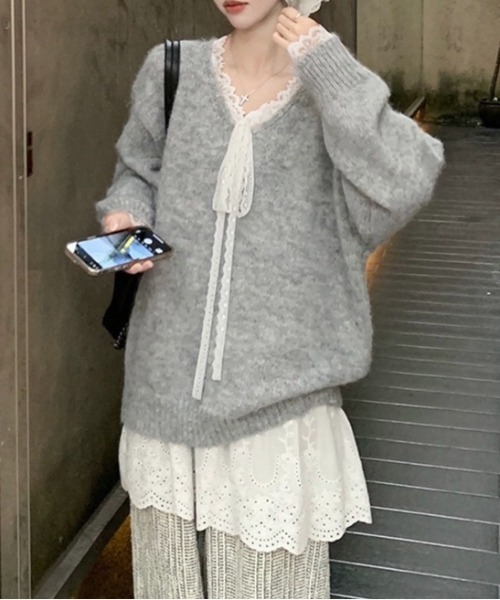 「LADY LIKE」 キャミソールワンピース M ホワイト レディース_画像4