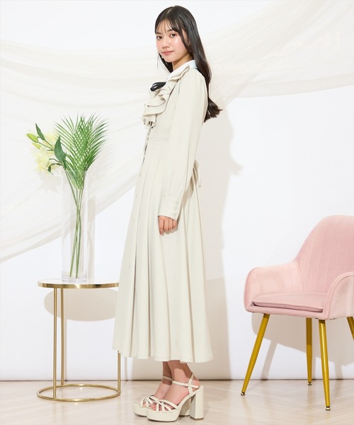 「WILLSELECTION」 シャツワンピース FREE ライトグレー レディース_画像5