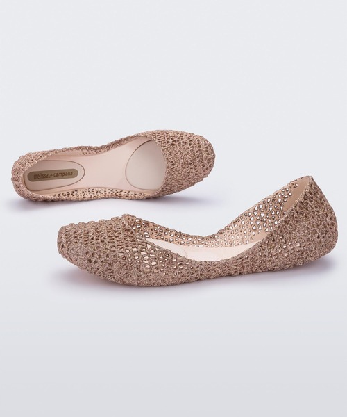 「melissa」 フラットパンプス 38 シルバー レディース_画像7