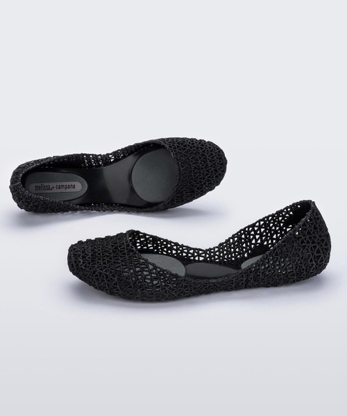「melissa」 フラットパンプス 38 シルバー レディース_画像9