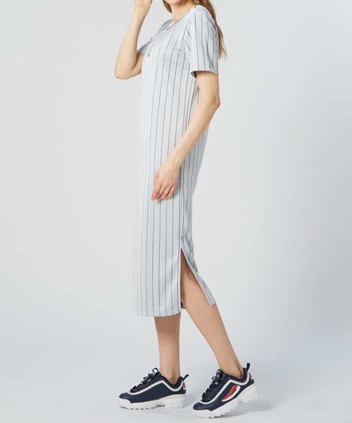 FILA ストライプ Mサイズ ワンピース 505934750000_01.jpg