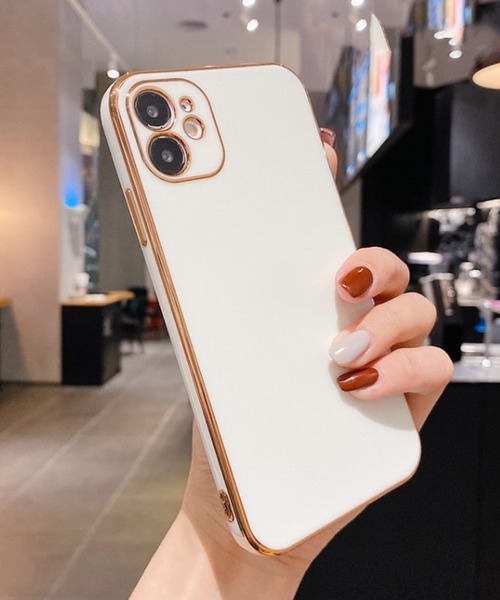 shopnikoniko（ショップにこにこ） スマホケース メッキゴールド