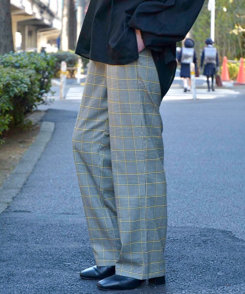 Johnbull（ジョンブル） パンツ チェックイージーパンツ レディース