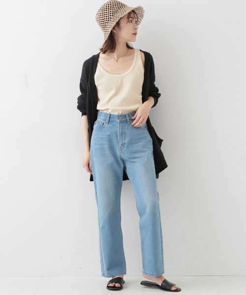 SLOBE IENA（スローブイエナ） タンクトップ 針抜きリブタンクトップ