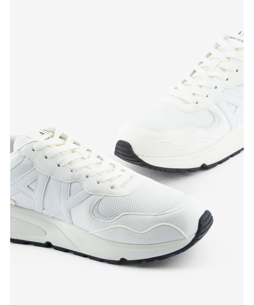 スニーカー 【A|X アルマーニ エクスチェンジ】AXロゴ　レースアップスニーカー A|X アルマーニ エクスチェンジ ARMANI