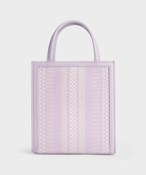 CHARLES&KEITH ウーブンダブルハンドル トートバッグ ウーブン ダブルハンドルトートバッグ ｜チャールズ＆キースの