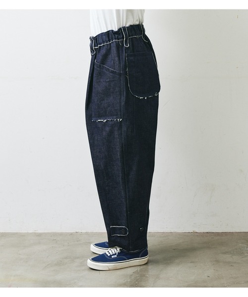 Habie ジーンズ デニム デニムパンツ 1-Tuck Easy Denim Pants
