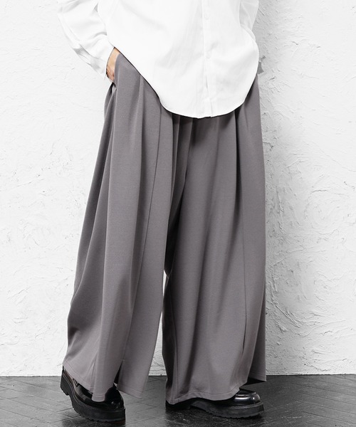 MinoriTY（マイノリティ） スラックス 「MinoriTY」梨地素材タック