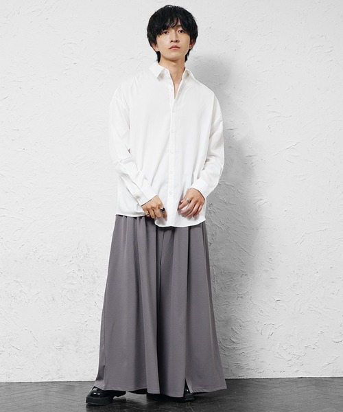 MinoriTY（マイノリティ） スラックス 「MinoriTY」梨地素材タック