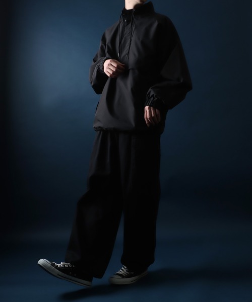 ANPAS（アンパス） ナイロンジャケット Stand Neck Oversized Anorak