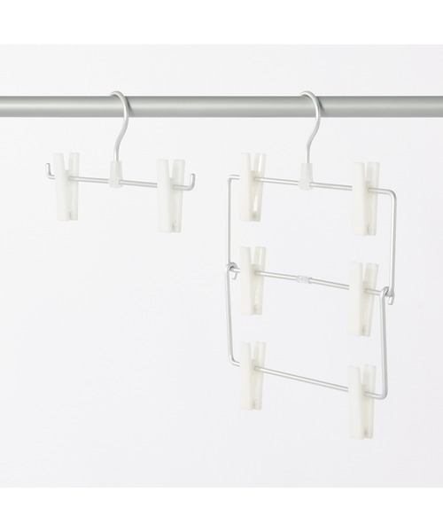 無印良品（MUJI） ランドリーグッズ アルミハンガー・パンツ／スカート