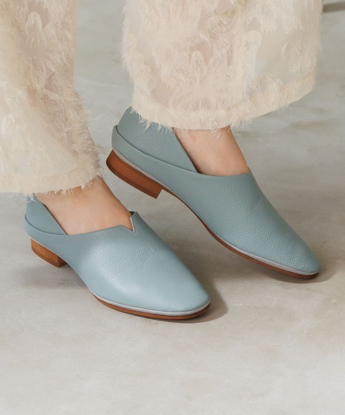 パンプス 「Made in Japan」「快適ウォークパンプス」「撥水」ソフトフラットシューズ/635305の画像
