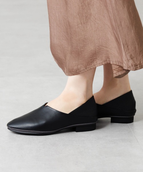 美品☆HIMIKOフラットシューズ☆快適ウォークパンプス☆撥水☆スリッポン☆現行 HIMIKO パンプス 「Made in Japan」「快適ウォークパンプス」「撥水