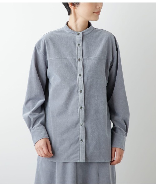 NEWYORKER（ニューヨーカー） ブラウス シャツ シャンブレーコール