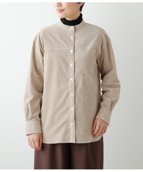 NEWYORKER（ニューヨーカー） ブラウス シャツ シャンブレーコール