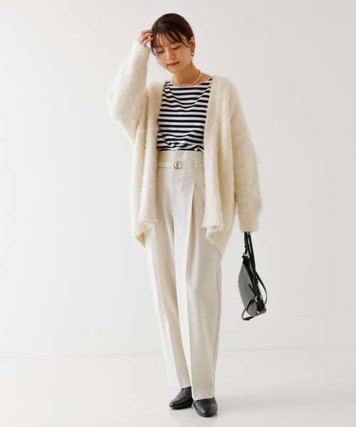 Rouge vif(ルージュ ヴィフ) カーディガン シャギーニット Rouge vif(ルージュ ヴィフ) カーディガン シャギーニット