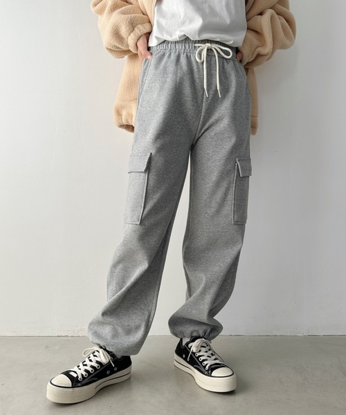 CLEA スウェットパンツ ジャージ カーゴスウェットジョガー