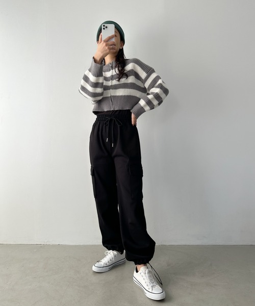 CLEA スウェットパンツ ジャージ カーゴスウェットジョガー