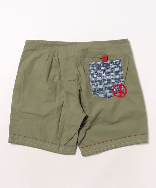 Desigual（デシグアル） 水着 刺繍 コットン サーフパンツ メンズ