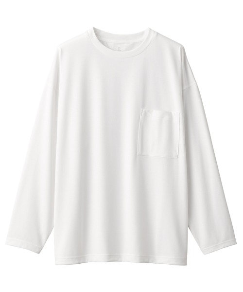 無印良品（MUJI） tシャツ 汚れが落ちやすい吸汗速乾クルーネック長袖