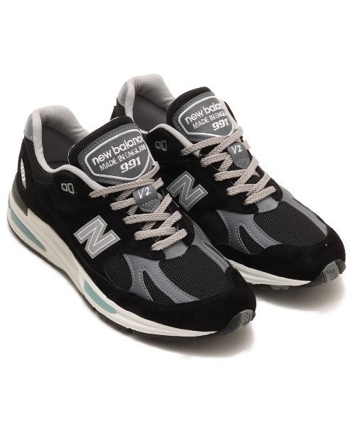 靴 New Balance U991 GL2 New Balance 991v2 MiUK Rock Ridge Grey PRM EU