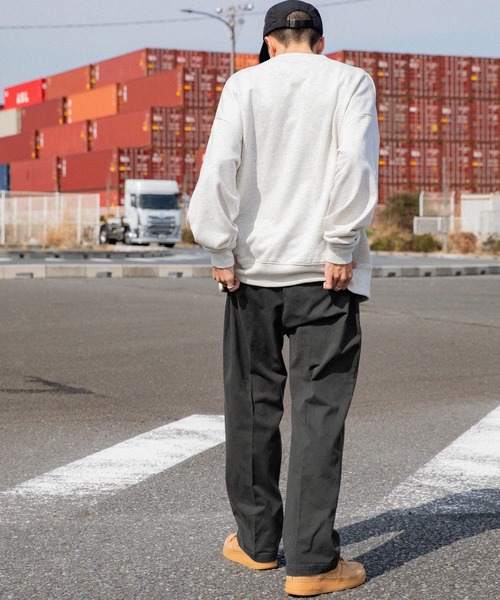 Dickies（ディッキーズ） チノパン ユーズド加工オーバーダイワイド