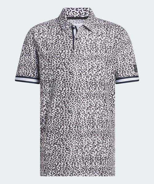 adidas ポロシャツ ADICROSS レオパードプリント シャツ「adidas