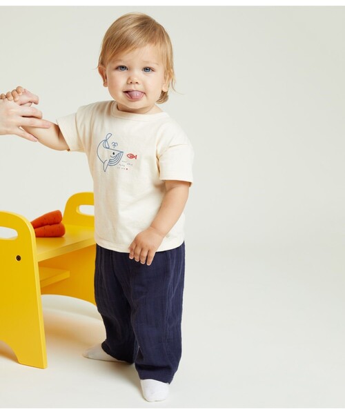 PETIT BATEAU（プチバトー） パンツ ダブルガーゼパンツ キッズ 子供服