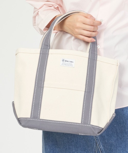 今期　グリーンレーベル購入　新品＜ORCIVAL＞トートバッグ スモール ORCIVAL トートバッグ TOTE BAG SMALL トート バック スモール