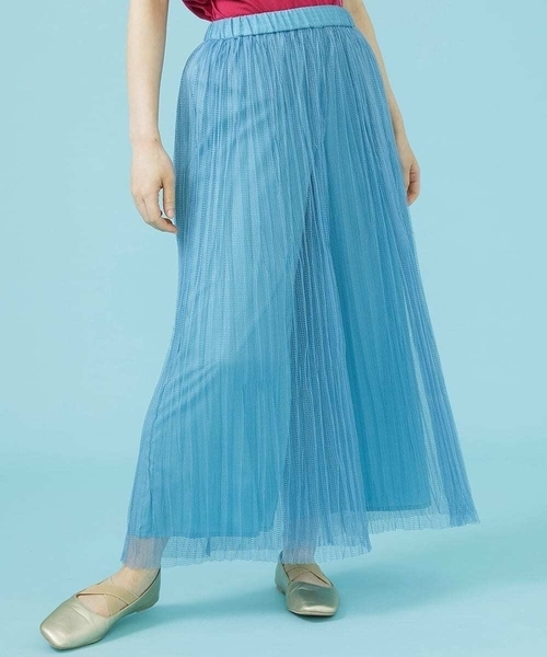 Jocomomola（ホコモモラ） パンツ melonチュール ワイドパンツ