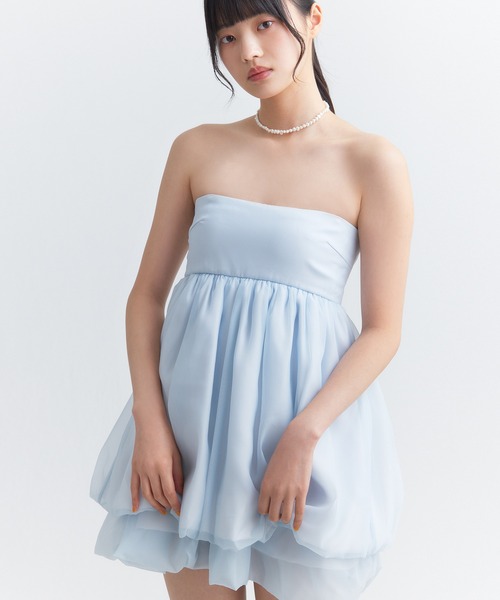 EIMY ISTOIRE（エイミーイストワール） ワンピース シアーバルーンミニ