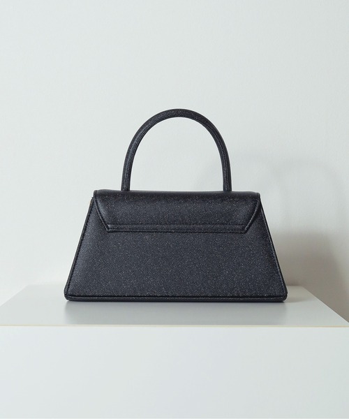 LE'RURE リルアー　トランぺジウムフォルム パーティーバッグ オケージョン LE'RURE ハンドバッグ 2way トランぺジウムフォルム パーティーバッグ