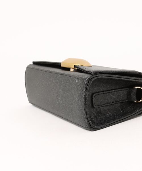 LE'RURE ハンドバッグ 2way トランぺジウムフォルム パーティーバッグ
