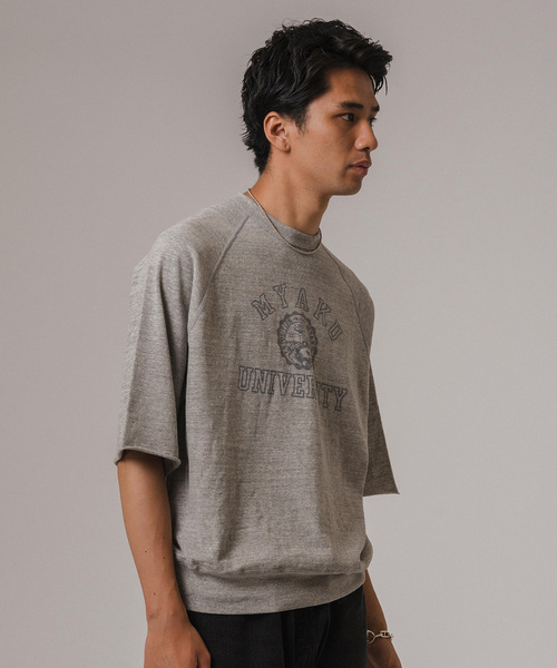 新品未使用タグ付き】REMI RELIEF/レミ レリーフコットンTシャツ REMI RELIEF / レミ レリーフ】FRONT MESSAGE BIGTシャツ