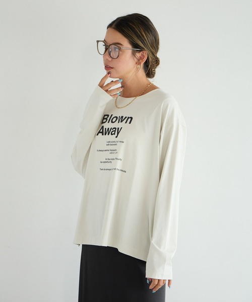 BAYFLOW tシャツ 「シルキータッチ素材」アソートロゴプリントロンT 