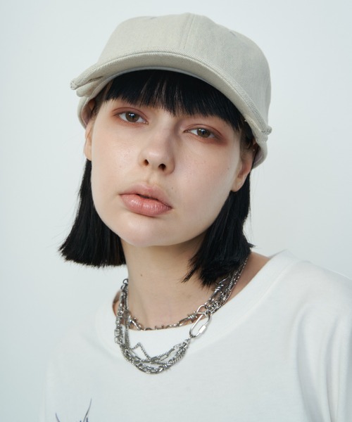 アイバー  帽子 AIVER 帽子 ハット フェイクレザーバケットハット メンズ