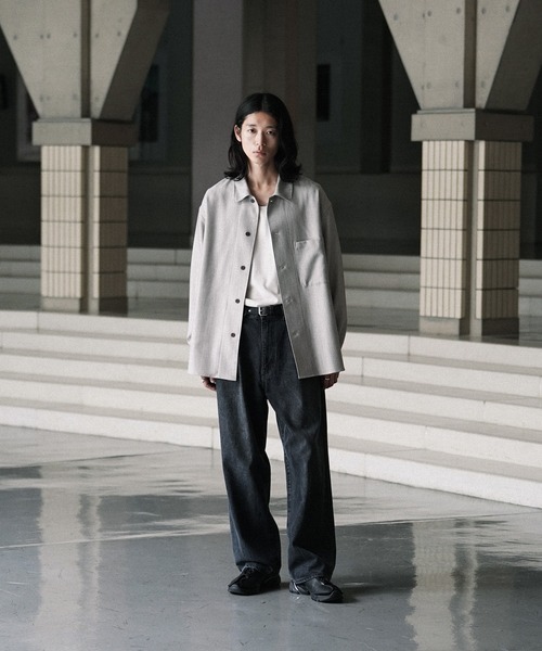 WYM LIDNM シャツ FAUX WOOL COMFORT SHIRT メンズ : ZOZOTOWN Yahoo