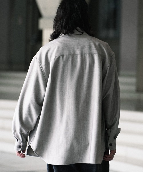 WYM LIDNM シャツ FAUX WOOL COMFORT SHIRT メンズ : ZOZOTOWN Yahoo
