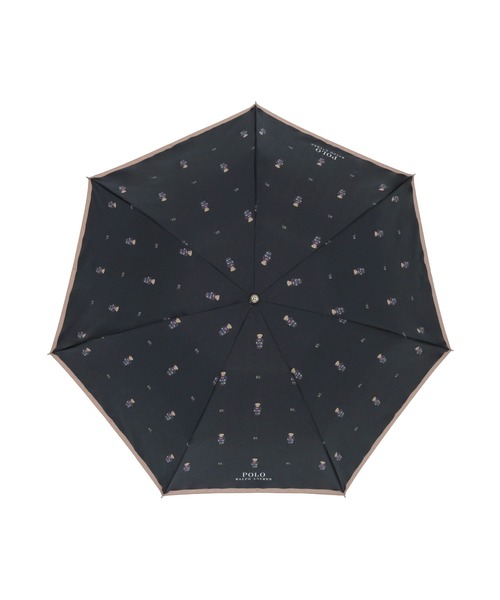 新品⭐︎ラルフローレン 折り畳み傘 ベア 傘 雨傘 総柄 POLO RALPH LAUREN 折りたたみ傘 ”FRAG BEAR” プリント ポロベア