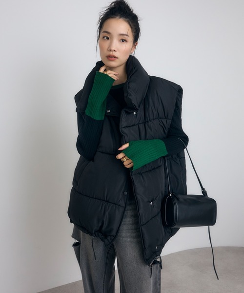 Bonjour Sagan（ボンジュールサガン） ニット セーター 配色フィンガー