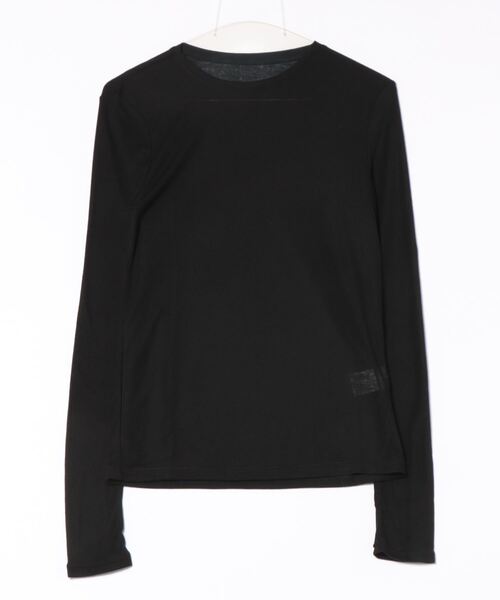 tシャツ チュール×シアーリブシャーリングセットTシャツ レディース STYLEBLOCK tシャツ チュール×シアーリブシャーリングセットT