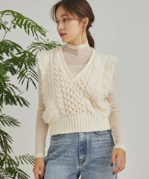 キラキラショップ KiraKiraShop トップス《シアーメッシュ