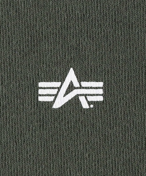 スウェット【ALPHA INDUSTRIES】送料関税込み クルーネック ロゴ Alpha Industries トレーナー スウェット 「ALPHA